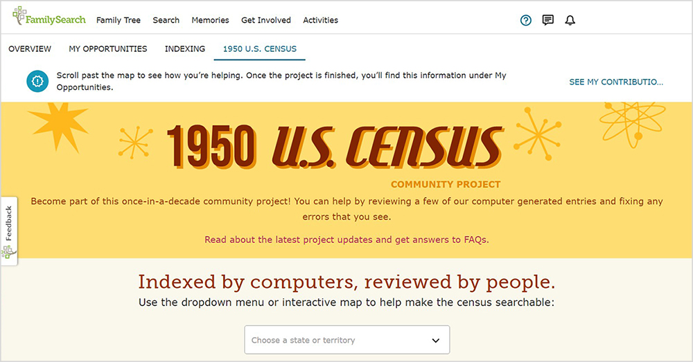 1950 U.S. Census Indexing&nbsp;Marathon