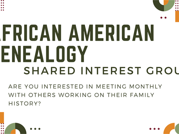 African American Genealogy&nbsp;SIG