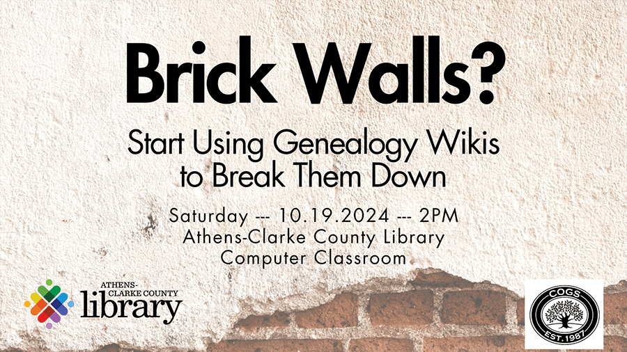 Brick Walls? Start Using Genealogy Wikis to Break Them&nbsp;Down